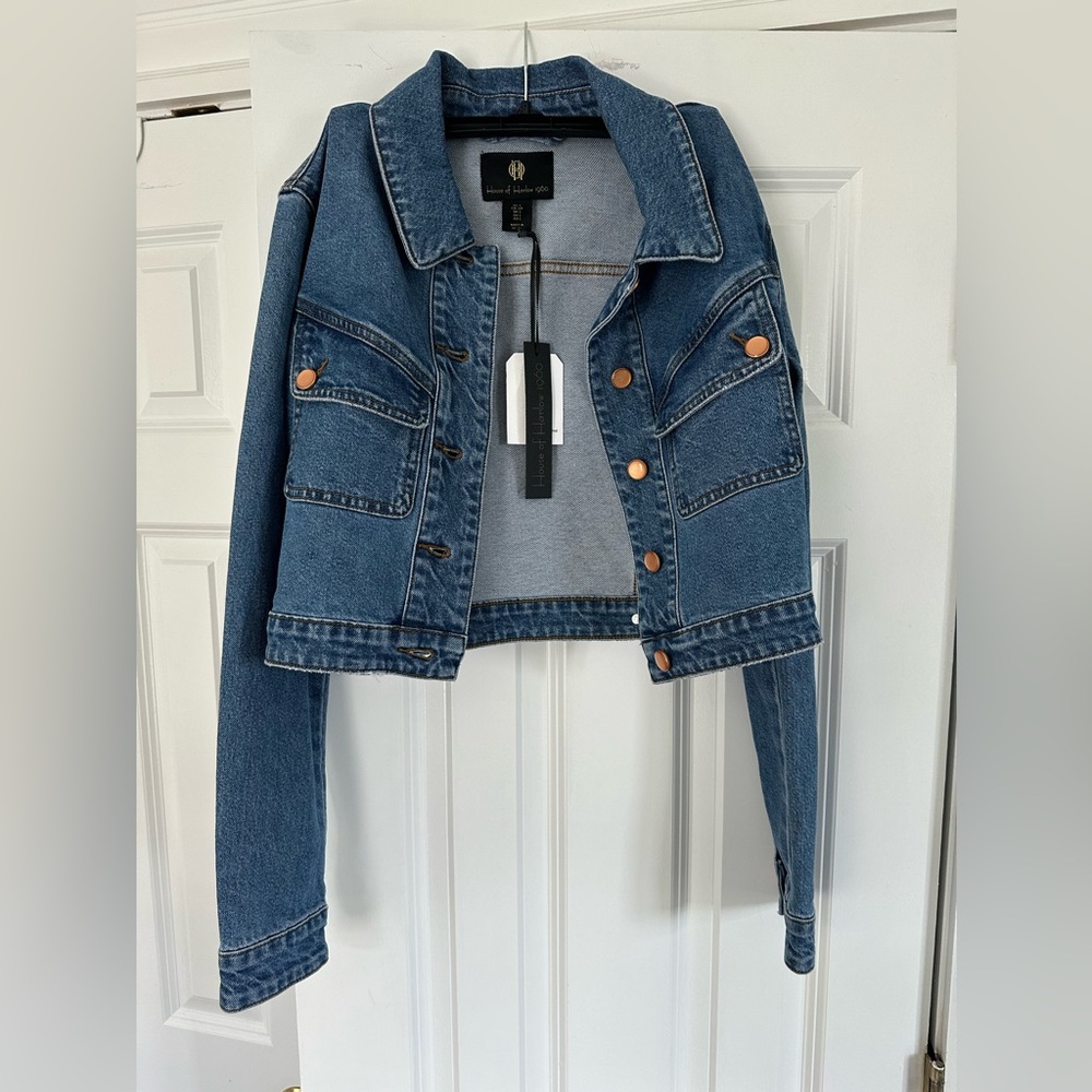 House of Harlow 1960 blue denim Jean jacket